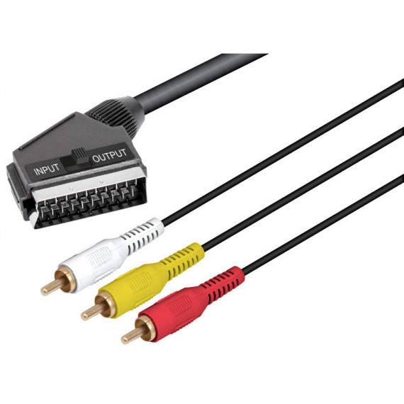 Cable Euroconector a 3RCA In/out  NORU