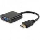 Conversor HDMI a VGA + Audio  EQUIP