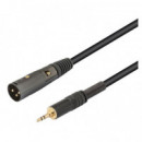 Cable Xlr-canon Macho a Jack Macho 3,5MM Estéreo 2MTS  NIMO