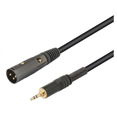 Cable Xlr-canon Macho a Jack Macho 3,5MM Est&eacute;reo 2MTS  NIMO