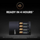 Cargador de Batería DURACELL de 4 Horas con 2 Aa y 2 Aaa