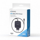 Alimentador Universal Automático USB Tipo-c 65W  AISENS