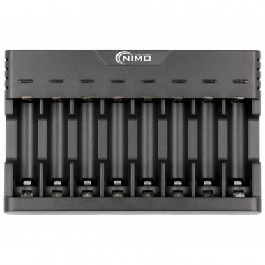 Cargador de 8 Canales para Aaa/aa Ni-cd/ni-mh  NIMO