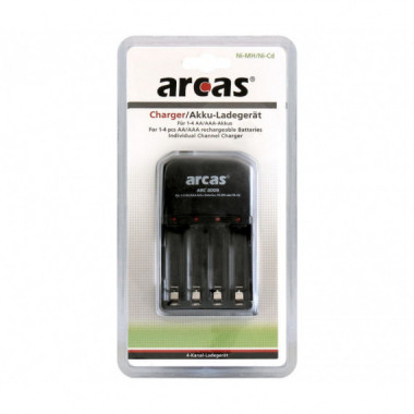 Cargador Bater&iacute;as 1-4 AAA/AA NI-MH
