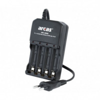 Cargador Baterías 1-4 AAA/AA NI-MH