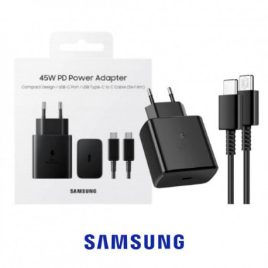 Cargador Red Usb-c 45W SAMSUNG Negro