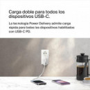 Cargador Casa BELKIN Boostcharge Doble Usb-c con Pps de 60 W