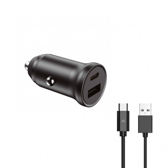 Cargador Coche USB Tipo C 20W KSIX