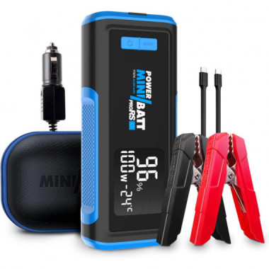 Arrancador de Bater&iacute;a MINIBATT Prors 24.000 Mah PD100W para Motores Gasolina y Di&eacute;sel hasta 8.000 Cc