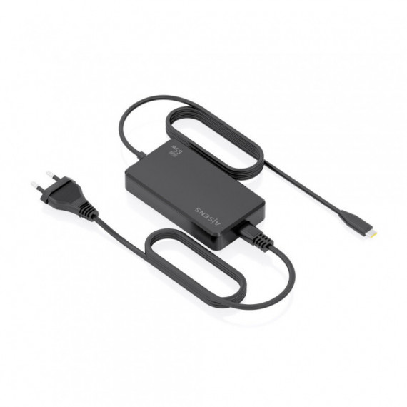 Cargador de Sobremesa PD3.0 1XUSB-C 1.8M, Negro USB Tipo-c 65W  AISENS