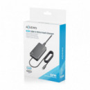 Cargador de Sobremesa PD3.0 1XUSB-C 1.8M, Negro USB Tipo-c 65W  AISENS