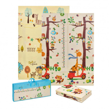 Alfombra de Juegos Reversible Trendy 8908 Zebra/jirafa 180&times;120 Cm. MS
