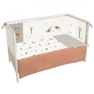 Edred&oacute;n+ Protector Cuna 60X120 Bronto Chic Bimbidreams  BIMBI DREAMS