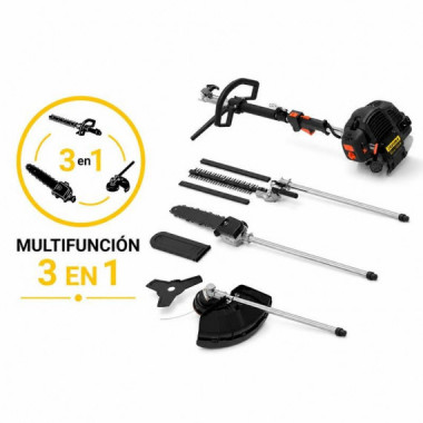 DESBROZADORA MULTIFUNCION + PODADORA + CORTASETOS 52CC TAKUMA