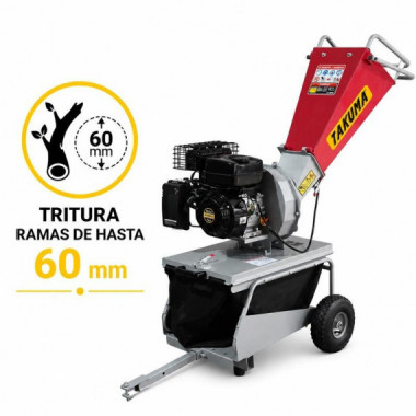 BIOTRITURADOR DE GASOLINA CON RECOGEDOR 3" TAKUMA 7HP 212CC