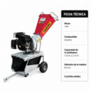 Biotriturador de Gasolina con Recogedor 3" TAKUMA 7HP 212CC