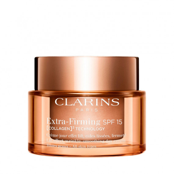 Clarins Extra-Firming Crema de día reafirmante con tres activos, 50ml