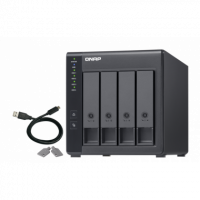 QNAP Unidad de Expansion Nas 4 Bay TR-004 Caja de Expansión de Raid USB 3.2 Gen 1 de 4 Bahías