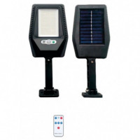 Luminaria Proyector Led Solar 20W C/sensor IP67 C/mando B. Frio