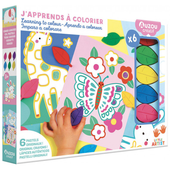APRENDO A COLOREAR. COFRE DE ARTISTA