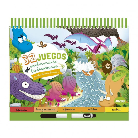 Busca y encuentra, 32 juegos en el pa�s de los dinosaurios