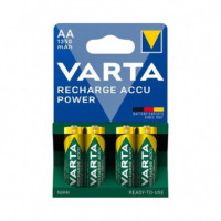 VARTA Pila Recargable Accu Power HR6 Aa Blister *4
