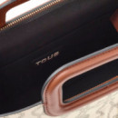 Bolso shopper Tous Amaya K Icon beige para mujer