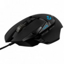 RATON GAMING LOGITECH G502 HERO OPTICO USB RGB BLA
