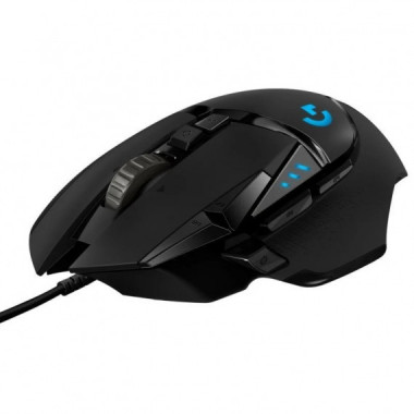 RATON GAMING LOGITECH G502 HERO OPTICO USB RGB BLA