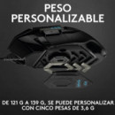 RATON GAMING LOGITECH G502 HERO OPTICO USB RGB BLA