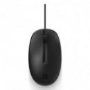 RATON HP 125 USB 1200DPI OPTICO BLACK