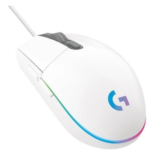 RATON LOGITECH G203 LIGHTSYNC RGB USB WHITE