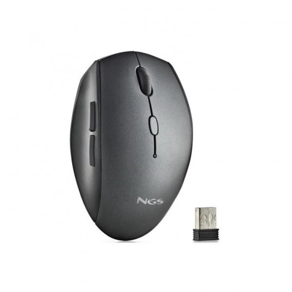 RATON NGS BEE BLACK ERGONOMICO WIRELESS SILENT BLA