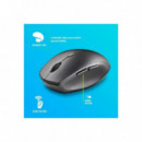 RATON NGS BEE BLACK ERGONOMICO WIRELESS SILENT BLA