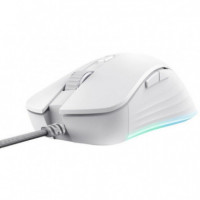 RATON TRUST GAMING GXT 924 YBAR RGB USB 25K DPI WH