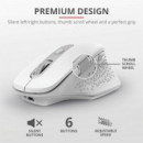 RATON TRUST OZAA ERGONOMICO RECARGABLE WIRELESS WH