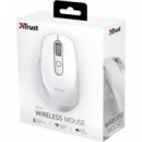 RATON TRUST OZAA ERGONOMICO RECARGABLE WIRELESS WH