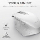 RATON TRUST OZAA ERGONOMICO RECARGABLE WIRELESS WH