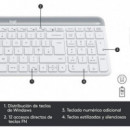 TECLADO + RATON LOGITECH MK470 SLIM WIRELESS SILEN