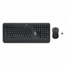TECLADO + RATON LOGITECH MK540 WIRELESS BLACK