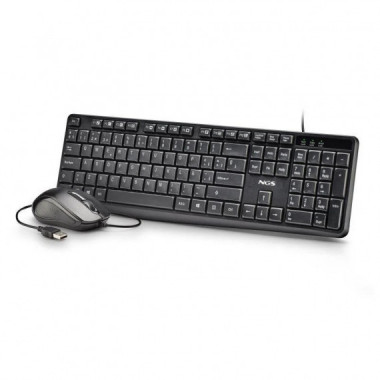TECLADO + RATON NGS COCOAKIT V2 USB MULTIMEDIA BLA