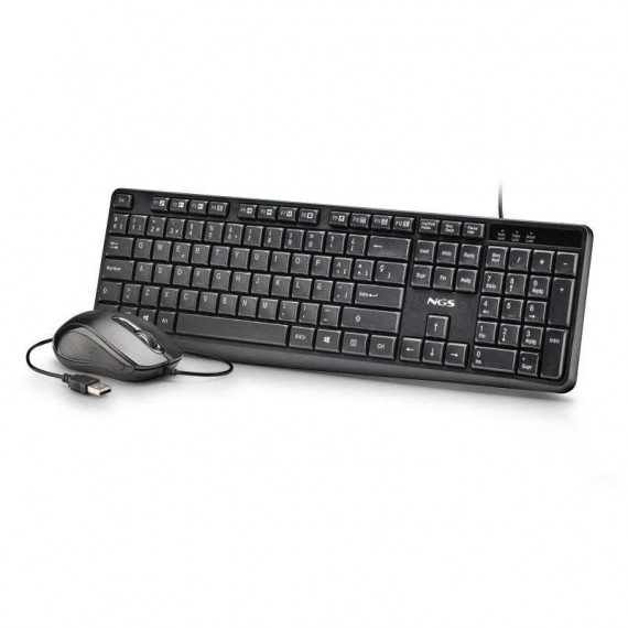 TECLADO + RATON NGS COCOAKIT V2 USB MULTIMEDIA BLA