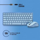 TECLADO + RATON NGS FANTASY KIT WIRELESS BLUE
