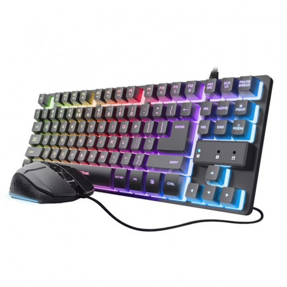 TECLADO + RATON TRUST GXT 798 GAMING RGB USB BLACK