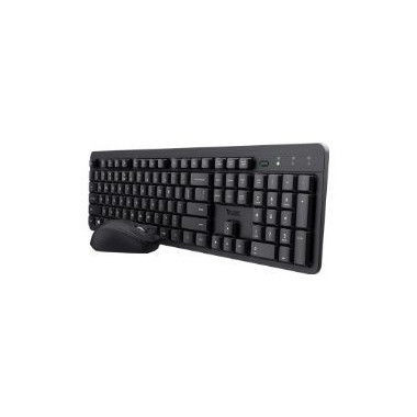 TECLADO + RATON TRUST ODY II WIRELESS SILENT BLACK