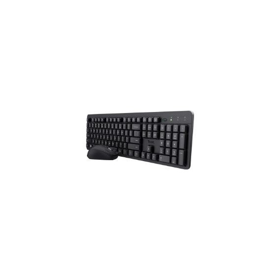 TECLADO + RATON TRUST ODY II WIRELESS SILENT BLACK