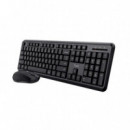 TECLADO + RATON TRUST TKM-360 WIRELESS SILENT BLAC