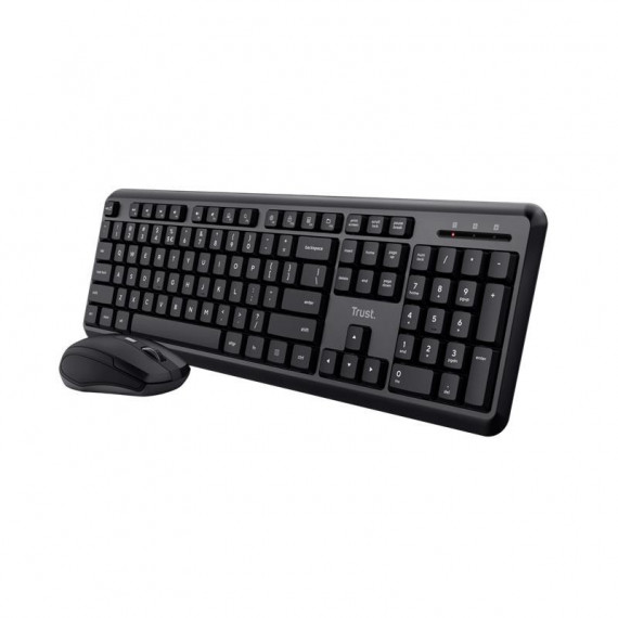 TECLADO + RATON TRUST TKM-360 WIRELESS SILENT BLAC