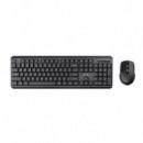 TECLADO + RATON TRUST TKM-360 WIRELESS SILENT BLAC
