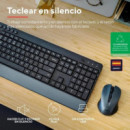TECLADO + RATON TRUST TREZO WIRELESS BLACK ECO